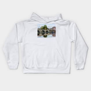 The Welsh Bridge, Shrewsbury Kids Hoodie